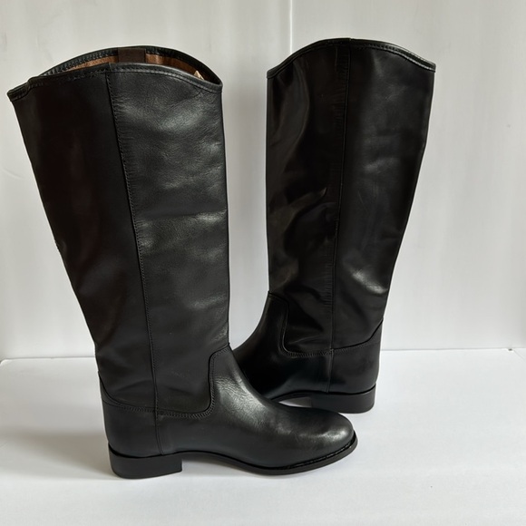 Frye Mellisa Button 2‎ Leather Equestrian Southwester Style Boots Size 8.5 - NEW - Picture 11 of 16